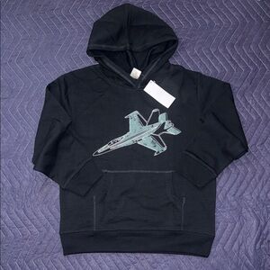 Hoodie Jacket with Jet Graphic